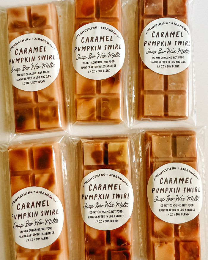 Caramel Pumpkin Swirl Snap Bar Wax Melt