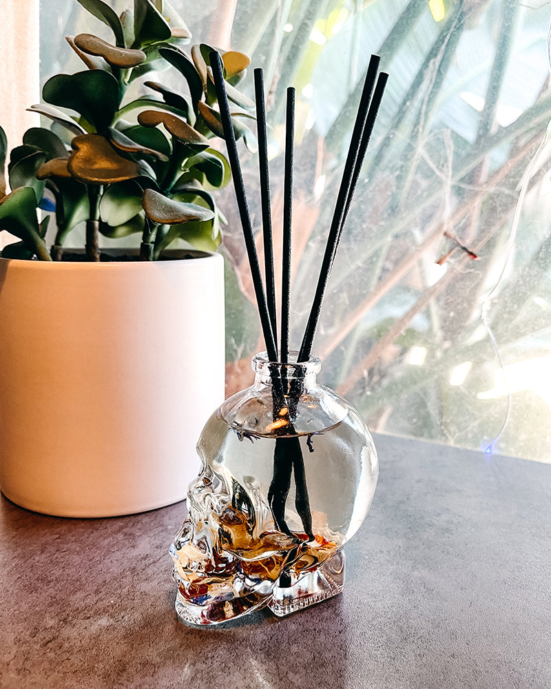 Small Skull Reed Diffuser