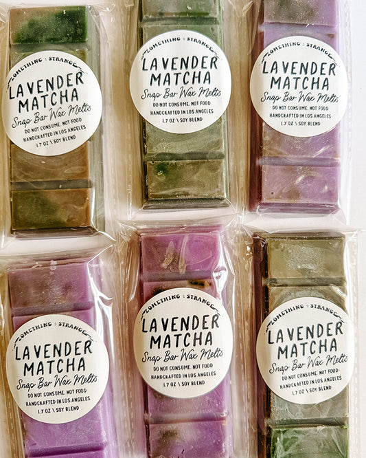 Lavender Matcha Snap Bar Wax Melt